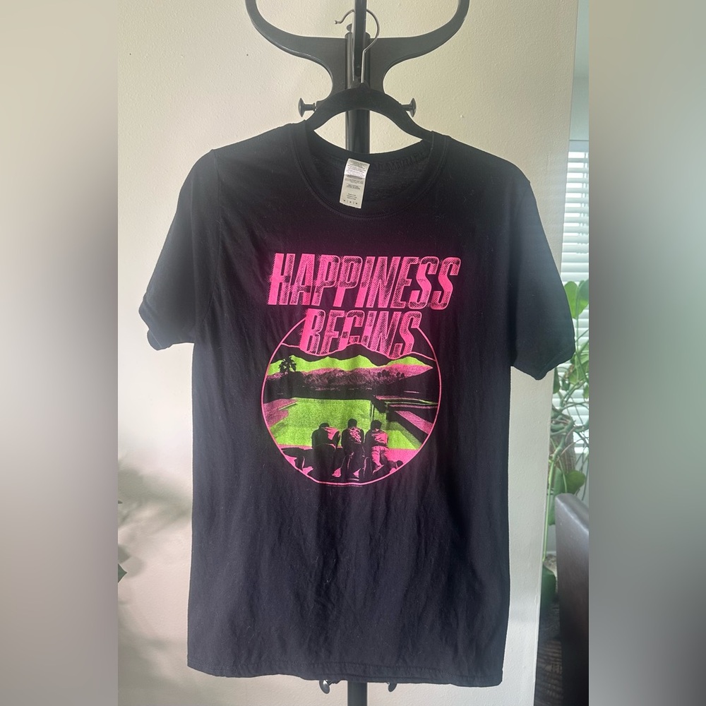 Jonas Brothers Black “Happiness Begins” Concert T-Shirt - Size Medium